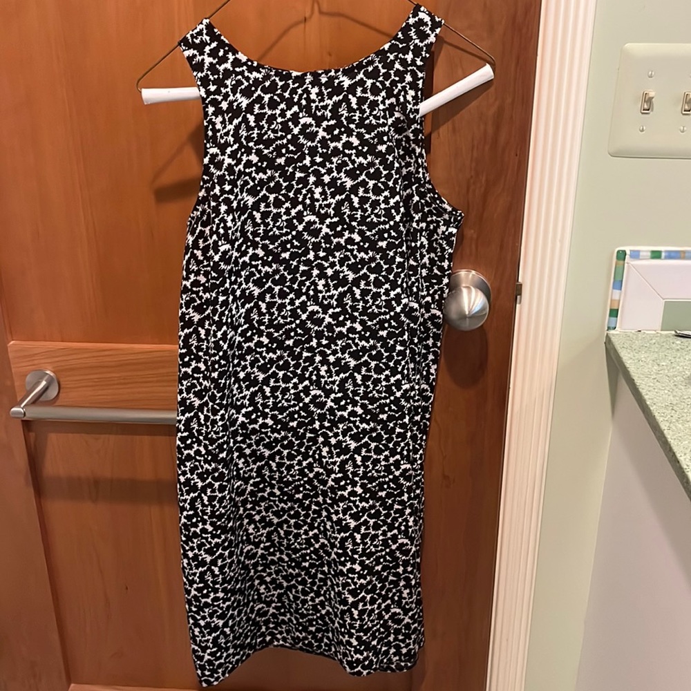 Black and white summer dress